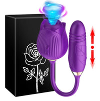 Noire X Rose Extension Vibrator - Clitoris & Nipple Suction Stimulator