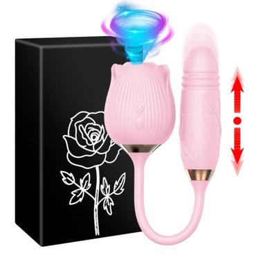 Noire X Rose Extension Vibrator - Clitoris & Nipple Suction Stimulator