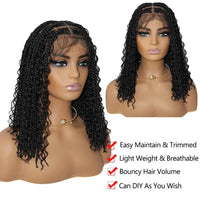 Boho Bob Full HD Lace, Custom Handmade Wig - Human Hair Part Transparent Lace Brazilian Remy Hair