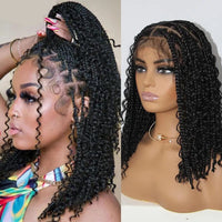 Boho Bob Full HD Lace, Custom Handmade Wig - Human Hair Part Transparent Lace Brazilian Remy Hair