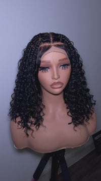 Boho Bob Full HD Lace, Custom Handmade Wig - Human Hair Part Transparent Lace Brazilian Remy Hair